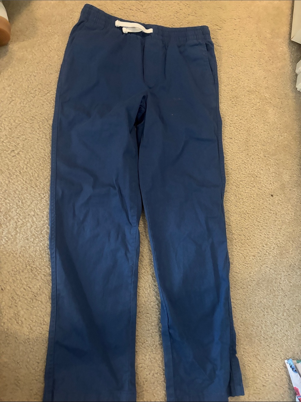 Vineyard Vines Navy Blue Drawstring Joggers boys size 14